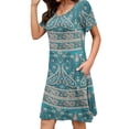 thumbnail image 3 of TARAINYA Summer Dresses for Women Trendy Mini Swing Dress Casual Beach Sundress with Pockets, 3 of 6