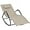 Brown, variant on PINDEE Rocking Chair, Zero Gravity Patio Chaise Sun Lounger, Outdoor Rocker, UV Water Resistant, Pillow for Sunbathing, Lawn, Garden or Pool,Feel comfortable, Light Brown