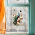 thumbnail image 3 of 3Pcs Flower Peacock Furniture Transfer 6x12inch Butterfly Vase Rub on Transfer Self-Adhesive Wall Art Decals for Bedroom Living Room Desk Table Decoration, 3 of 7