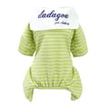 thumbnail image 2 of SPRING PARK Pet Stripes Costume Cotton Doggie Jumpsuit Clothes Onesie Sweater Outfit Puppy Jumper Cat Winter Coat Pajamas for Small Medium Large Dogs and Cats, 2 of 7