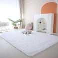 thumbnail image 6 of Softlife Super Soft Shaggy Area Rugs for Living Room Fluffy Carpets for Bedroom Home Decor,5.3'X7.5',White, 6 of 10