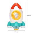 thumbnail image 3 of Bangcool Shower Toy Cute Rocket Pattern Rotating Squirt Toy Beach Toy Bath Toy for Kids, 3 of 8
