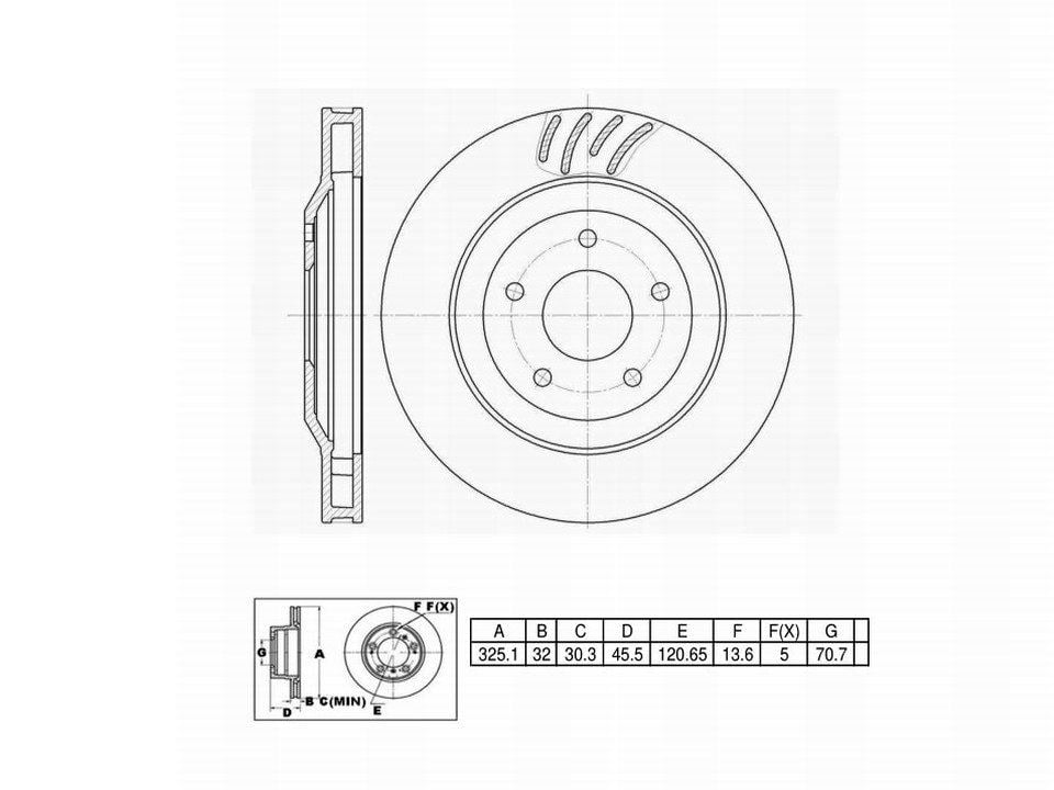 Winstop Brake Rotor, Front left WS242642, Chevrolet Corvette 2004-1997