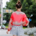 thumbnail image 4 of Chal de gasa de verano con protección solar, estampado de anacardos, mangas largas, chal exterior fino, bufanda pequeña para mujer, 4 of 6