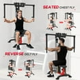 thumbnail image 3 of Chest Fly Machine Pec Deck: Fly and Reverse Delt Machine Adjustable Upper Body Home Gym Ab Workout Butterfly Machine for Chest, Back, Pectoral, Rear Deltoid and Shoulder Training Red, 3 of 8
