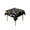 DarkOlive Black, variant on Black Dinosaur Table Cloth, Waterproof Tablecloth for Square Tables, Vintage Letters Farm Animals Reusable Washable Fabric Table Cover for Restaurant Kitchen Dining Tables 54"x54"