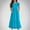 Sky Blue, variant on Girls Maxi Flowy Dress Long Summer Dresses Casual Sundress A Line Pleated Party Dress with Pockets for 6-13 Years