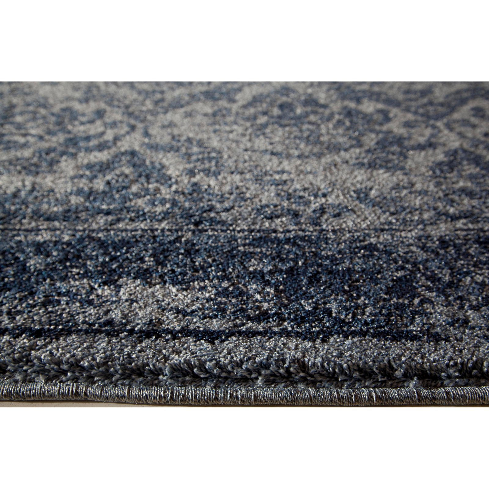 Rugs America Hudson Blue Vintage 8276B Rug - (7 Foot 10 x 10 Foot 10)