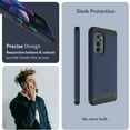 thumbnail image 4 of TUDIA Merge Motorola Edge 2022 Case Dual Layer Slim Shockproof Heavy Duty - Indigo Blue, 4 of 7