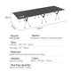 thumbnail image 3 of PACOONE-cuna portátil para acampar, cama plegable ligera para dormir, senderismo turístico, mochilero, tienda de campaña, cama individual para exteriores, 3 of 4