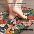 thumbnail image 6 of Floral Anti Fatigue Kitchen Mat Set of 2,Farmhouse Kitchen Rugs and Mats,Waterproof Non Slip Memory Foam Cushioned Comfort Kitchen Floor Mat,Padded Kitchen Mats for Standing 17‘‘x30‘‘+17‘‘x47‘‘, 6 of 6
