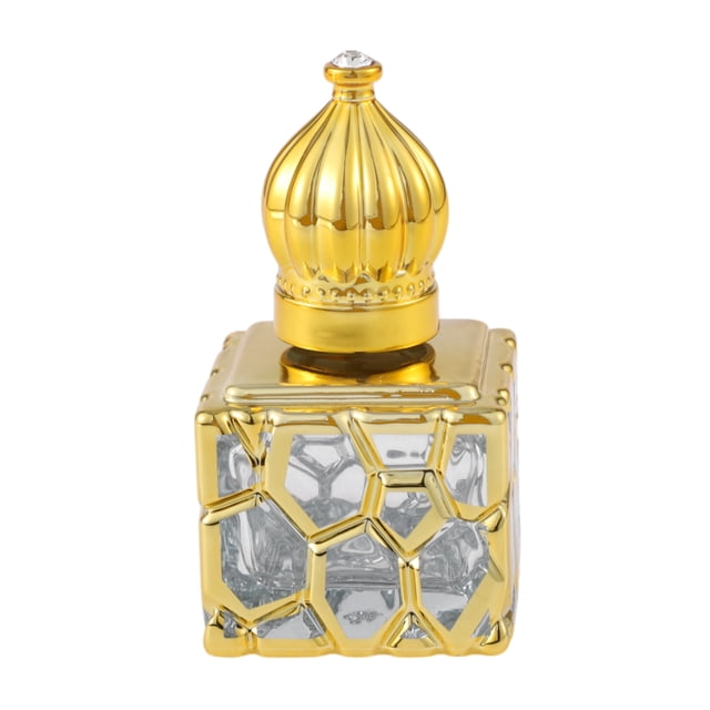 Ofertas Únicas 1 Pc Botellas de Perfume Elegantes para Baño 0.33oz Tono Dorado