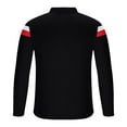 thumbnail image 7 of Men Shirts Button Up T-shirt V-Neck Long Sleeve Plus Size Sweatshirt Casual Loose Outdoor Workout Blouse Tops Black L, 7 of 7