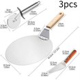 thumbnail image 2 of RO Outil de coupe à pizza 3 en 1 Lame de coupe à pizza Roue à pizza Grattoir à pizza en acier inoxydable pour la cuisson de pizzas, de pain, de tartes et de gâteaux Electrónica, 2 of 4