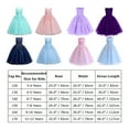 thumbnail image 4 of IBTOM CASTLE Flowers Girls Tulle Lace Dress for Kids Wedding Bridesmaid Pageant Birthday Party Communion Formal Princess Prom Maxi Gown 6-7 Years White, 4 of 8