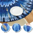 thumbnail image 4 of Colorful Tie Dye Pattern Round Fitted Tablecloth with Elastic Edge,Dining Table Cover Waterproof,Outdoor Round Tablecloth for Camping,Dining,Indoor and Outdoor, 4 of 7