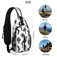 thumbnail image 5 of Sling Backpack Small BackpackCrossbody Sling Bag for Men Women Travelers Cactus, 5 of 6