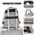 thumbnail image 3 of FORMRS Mini Backpack Purse for Women Travel Daypack Casual Shoulder Bag, Small Pink Flower, 3 of 7