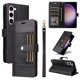 thumbnail image 4 of FOXDOCK Funda tipo Cartera para Samsung Galaxy S23 Plus – Cubierta de Cuero PU con Múltiples Ranuras, Bolsillo para Efectivo y Correa de Muñeca, 4 of 6