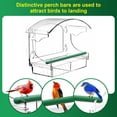 thumbnail image 3 of Comedero para pájaros BPYOT de acrílico transparente para ventana con ventosas, 3 of 6