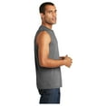 thumbnail image 3 of District Men's V.I.T. Sleeveless Muscle Tank Top Grey Frost Small, 3 of 4
