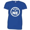 thumbnail image 1 of PleaseMeTees™ Womens From Born Made In Nebraska NE Logo Label HQ Tee, 1 of 1