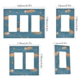 thumbnail image 2 of Yayeee Rocker Switch Wall Plate 1-Gang 4.6"x2.9" Home Decorative Outlet Cover, Capybaras Swimming, 2 of 6