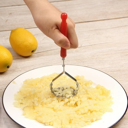 Fruit Crusher Hopper - Jeobest Potato Press Masher - Potato Masher Stainless Steel - Potato Ricer Press - Stainless Steel Pressed Potato Masher Ricer Puree Maker Potato Pusher Smooth Mashed Potato Crusher Fruit Tool MZ