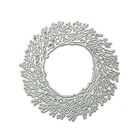 ZPAQI Round Circle Metal Cutting Dies Scrapbooking Stencil Die Cuts Card Embossing DIY