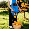thumbnail image 7 of cyrico Gardening Apron, Harvest Apron with Pockets for Women and Men, Adjustable Cross Strap with Quick Release Pockets, Gardening Gifts for Mom and Dad, Blue, 7 of 7