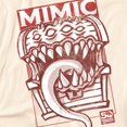 thumbnail image 2 of Dungeons & Dragons Mens Mimic Vintage 50th T-Shirt, 2 of 4