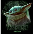 thumbnail image 2 of Boy's Star Wars: The Mandalorian The Child Strong Force  Graphic Tee Black X Large, 2 of 5