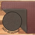 thumbnail image 4 of Anti-Fatigue Kitchen Mat, Red, Playa Basketweave by Chef Gear, 17.5 in. x 48 in., 4 of 8