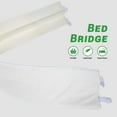 GOGREEN Twin to King Bed Bridge, Adjustable Bed Gap Filler & Mattress