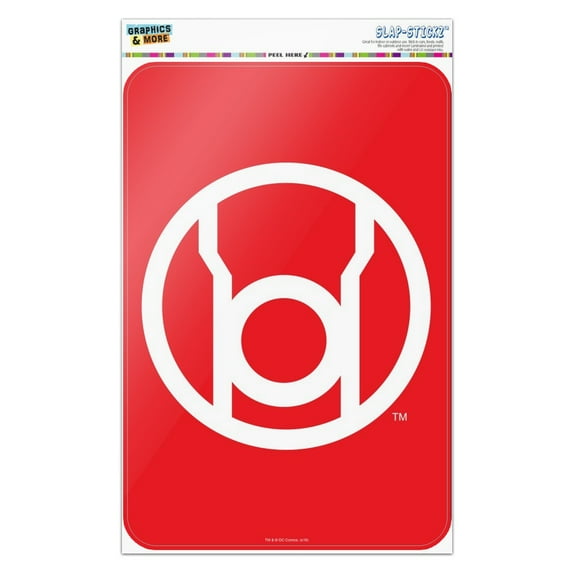 Green Lantern Blackest Night Red Lantern Logo Home Business Office Sign