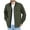 Olive Green, variant on WREESH Fashion Jacket Men'S Casual Shirt Jackets Lightweight Long Sleeve Jackets Quilted Jackets Long Sleeve Lapel Tops/Shirts Olive Green