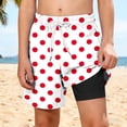 thumbnail image 4 of Guluxicc Boys Swim Trunks with Compression Kids Printed Beach Shorts Summer Quick Dry Bathing Suit Swimsuit with Pockets, 4 of 10