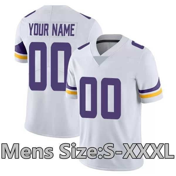 NFL_ Costom Football Jerseys Vikings''18 Justin Jefferson Adam Thielen