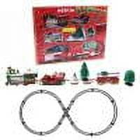 JZCHUNTOY Christmas Toy Train Set with Railway Tracks - Battery - Operated Festive Fun for Kids!