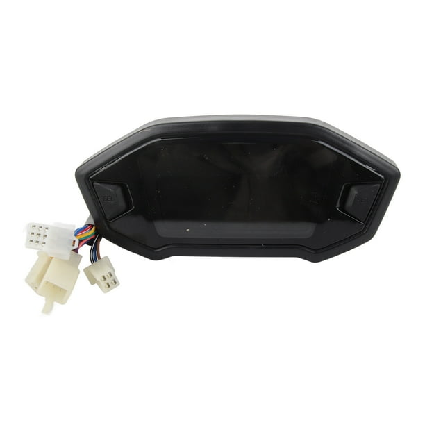 Panel de instrumentos para motocicleta, pantalla digital LCD, velocímetro, odómetro y tacómetro multifuncional para motocicleta