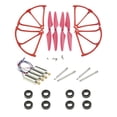 thumbnail image 2 of Motor + Hélice + Parachoques + Ejes de cojinetes para X4 H502S H502E H507A Rojo, 2 of 9