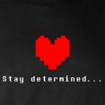 thumbnail image 3 of CafePress - Stay Determined Undertale Long Sleeve T Shirt - Long Sleeve Dark T-Shirt, 3 of 4