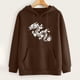 thumbnail image 4 of Sudadera estampada con capucha retro de manga larga suelta divertida vintage para mujer con mangas caídas en los hombros Pompotops  gfhjh7397, 4 of 7