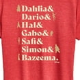 thumbnail image 3 of Disney Wish - Dahlia, Darlo, Hal, Gabo, Safi, Simon, & Bazeema - Women's Short Sleeve Graphic T-Shirt, 3 of 5