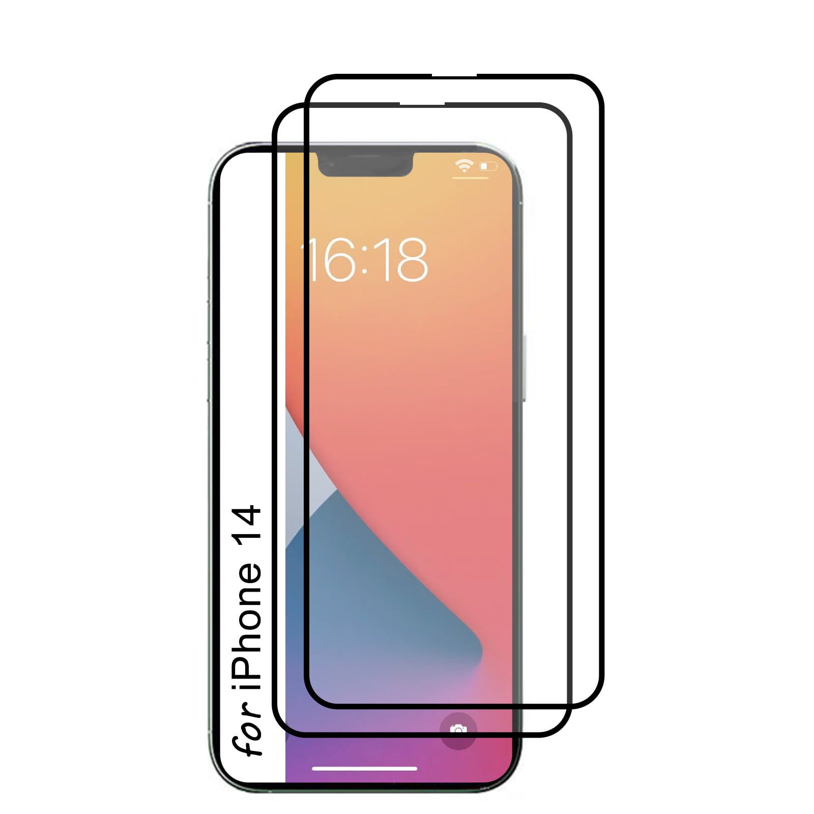 WGOUP 2 Pack HD TemperedGlass Screen Protector For IPhone 14 PRO PRO