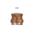 thumbnail image 4 of Tamper de café Manija de madera de acero inoxidable Distribuidor de nivelación de nivelación de nivelación reutilizable Martillo de polvo Portafilter 53 mm Inevent HA061048-02B, 4 of 7