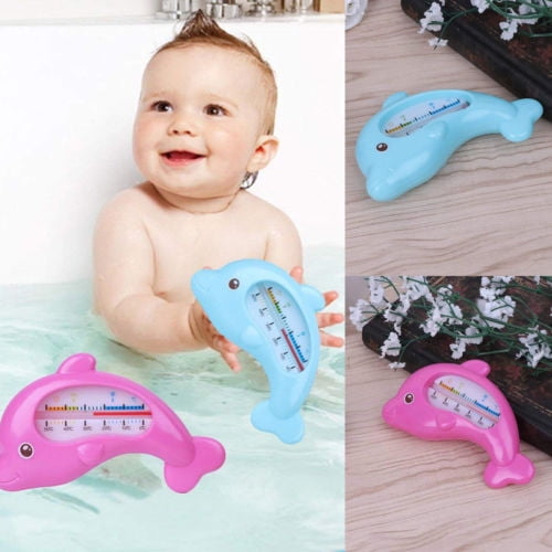 Baby Bathing Water Thermometer Dolphin Hot 3Level Temperature Range DisplayBICA 