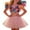 Pink, variant on sususu Girl Dress Up Clothes for Play Girls Dance Skirt for Ballet Performance and Party Wear with Dress Up Clothes for Girls