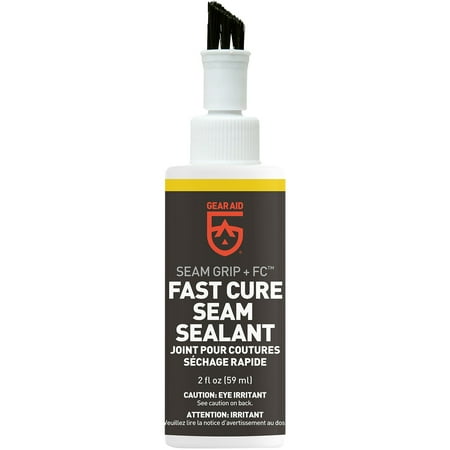 UPC: 0021563106015 | Gear Aid Seam Grip 2 oz. FC Fast Cure Waterproof Tent Seam Sealant