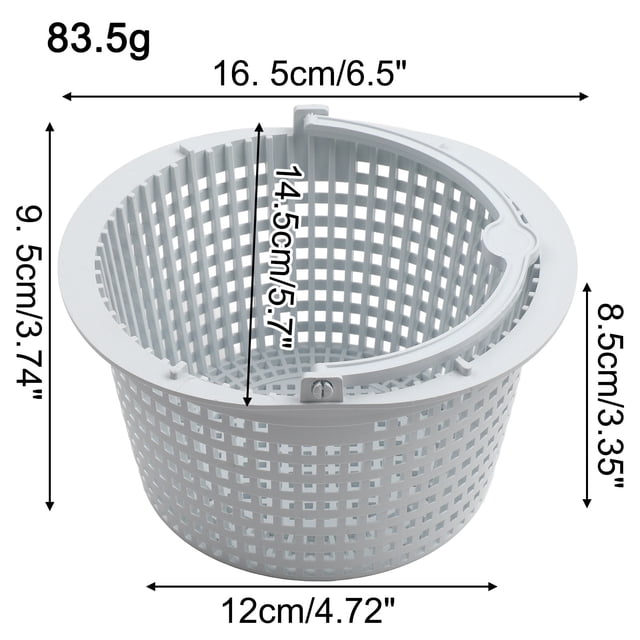 Mosiee For Clean Swimming Environment Skimmer Filter Basket Easy To Clean Filter Basket Cartridge Debris Collection Basket